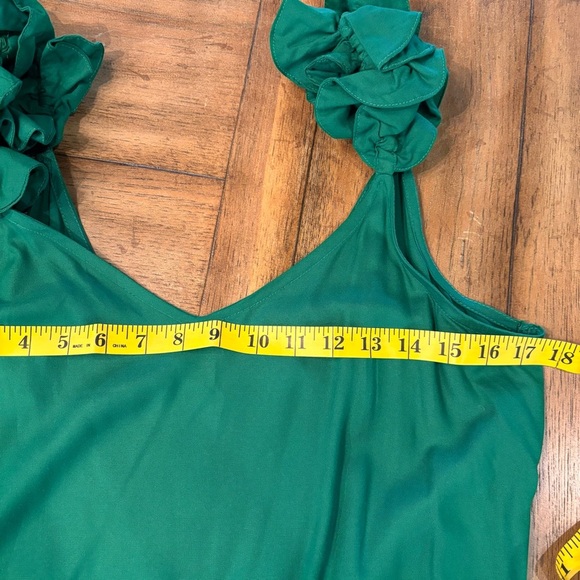 Vince Camuto Sleeveless Ruffled Strap Maxi Dress,Medium,Easter Summer Party Chic - Picture 9 of 11